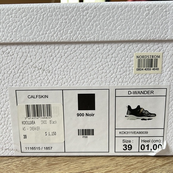 Christian Dior | D-Wander Sneaker Size 39 Noir KCK311VEA9039 - Picture 12 of 12